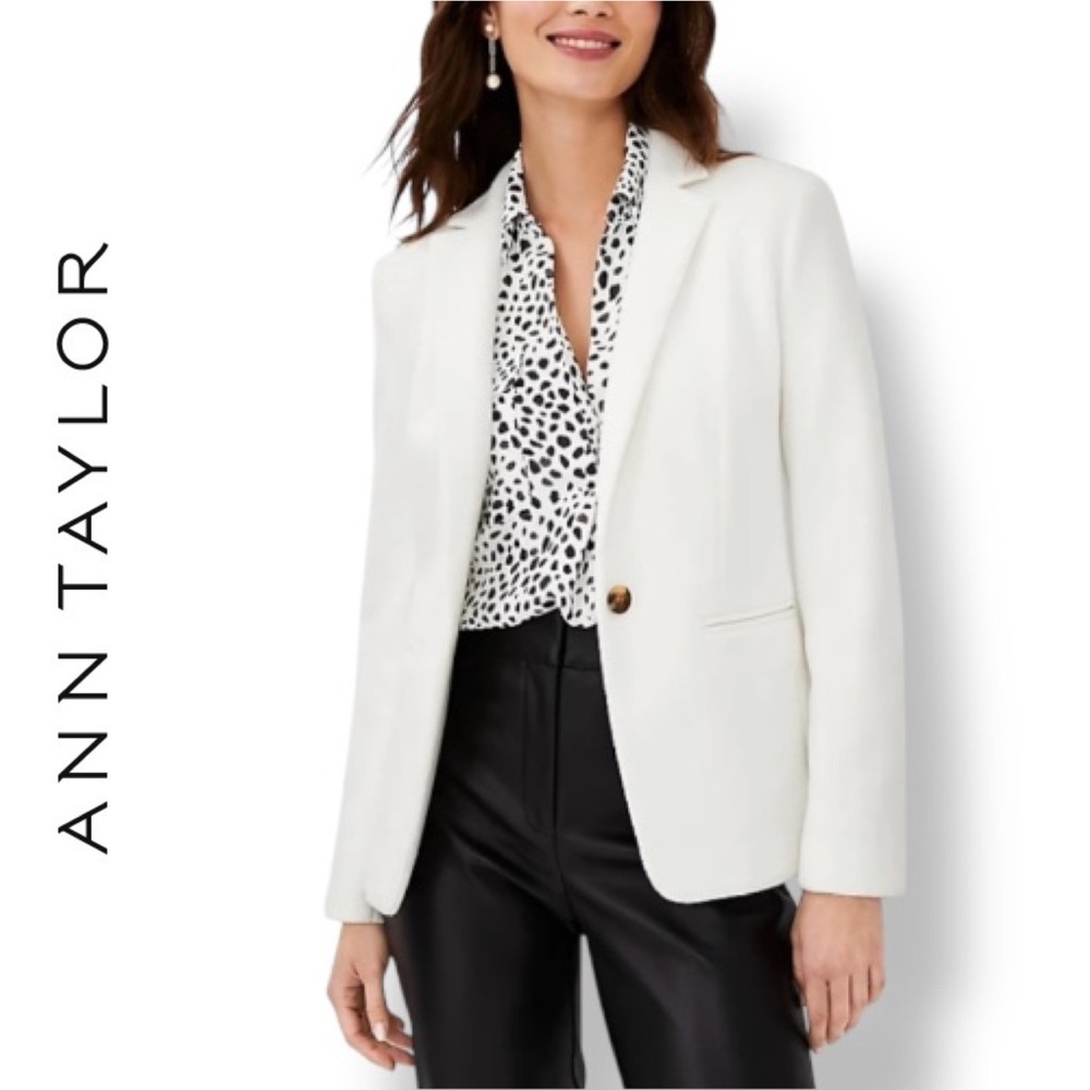 Ann Taylor Cream Blazer